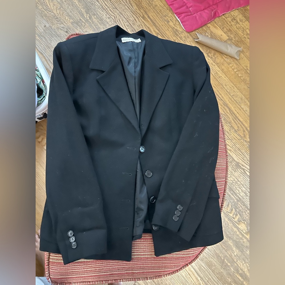 Dane Lewis Black Blazer Jacket size 12